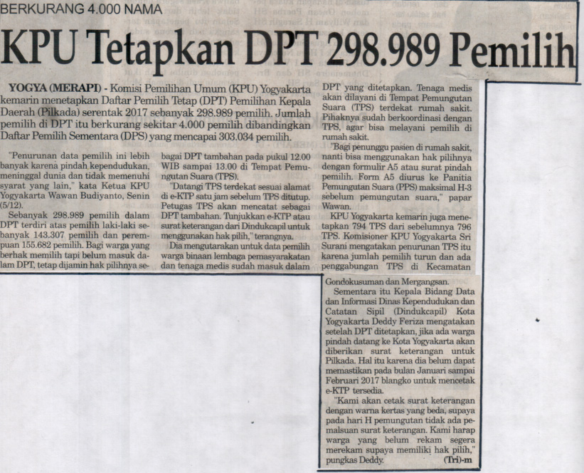 Kliping jogja terbaru